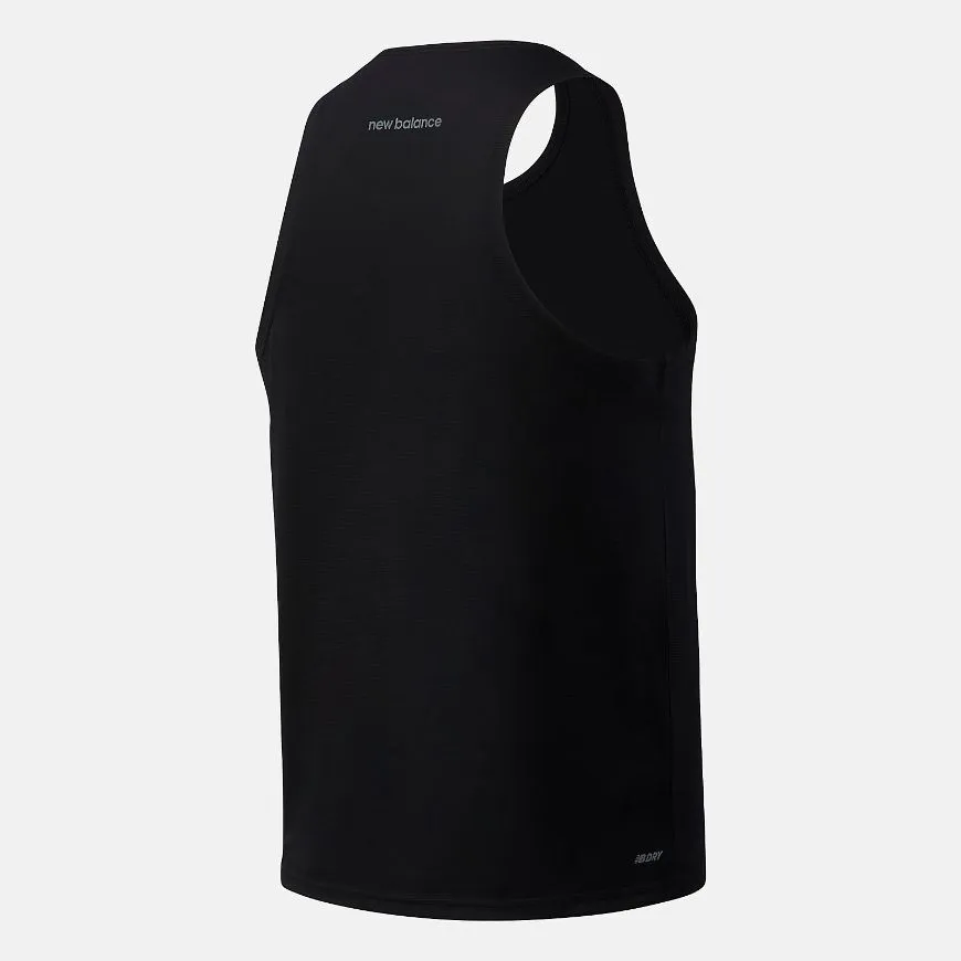 New Balance Accelerate Men Running Tank Top Black