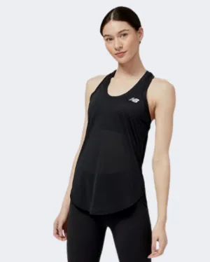 New Balance Accelerate Women Running Tank Black Wt23220-Bk