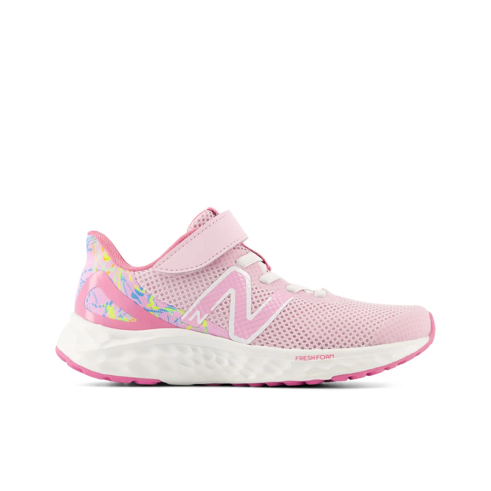 NEW BALANCE ARISHI V4  VELCRO YOUTH - PINK MULTI