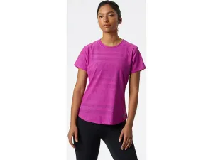 New Balance | Q Speed Jaquard Short Sleeve | Women's | Magenta Pop