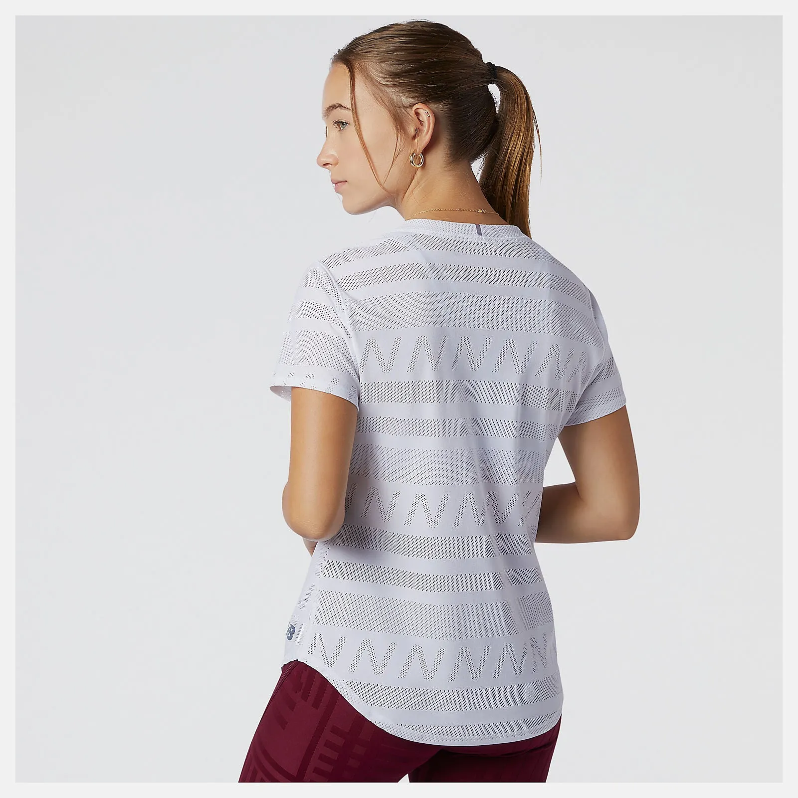 New Balance | Q Speed Jaquard Short Sleeve | Women's | White