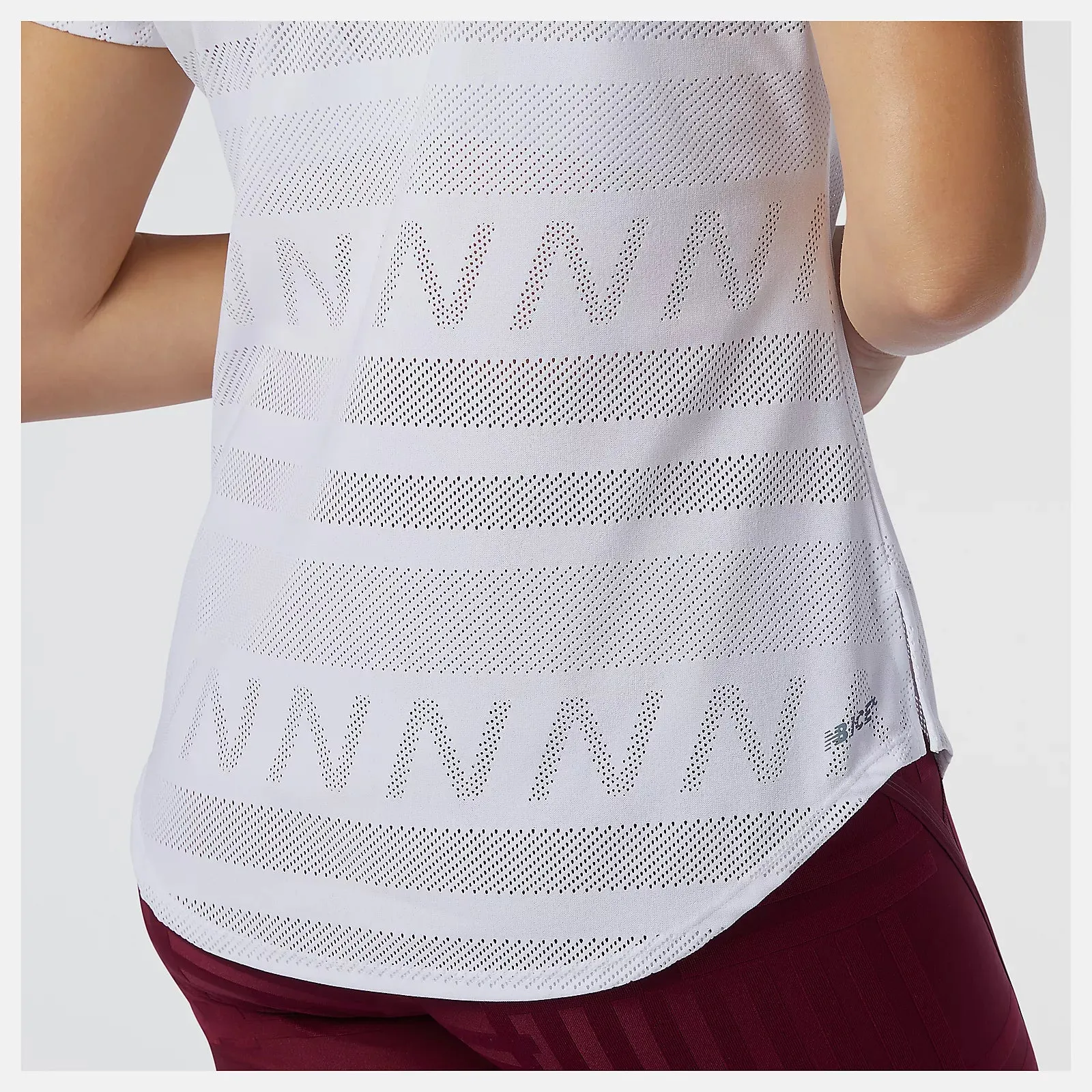 New Balance | Q Speed Jaquard Short Sleeve | Women's | White