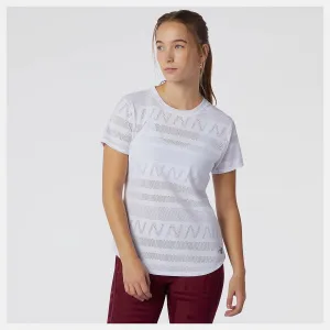 New Balance | Q Speed Jaquard Short Sleeve | Women's | White