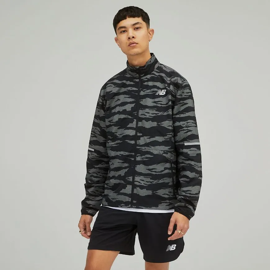 New Balance Reflective Accelerates Men Running Jacket Black