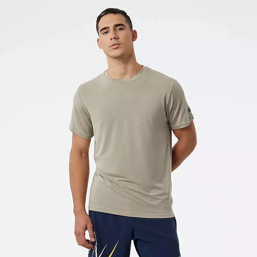 New Balance R.W. Tech Tee with Dri-Release Mens,