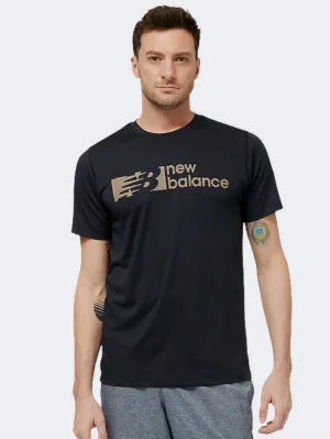 New Balance Tenacity Graphic Men Performance T-Shirt Black