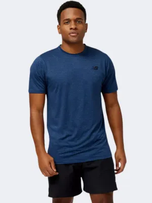 New Balance Tenacity Men Performanc T-Shirt Navy/Natural/Heather