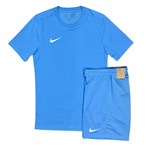 Nike Dri-Fit Tshirt / Shorts Set - University Blue