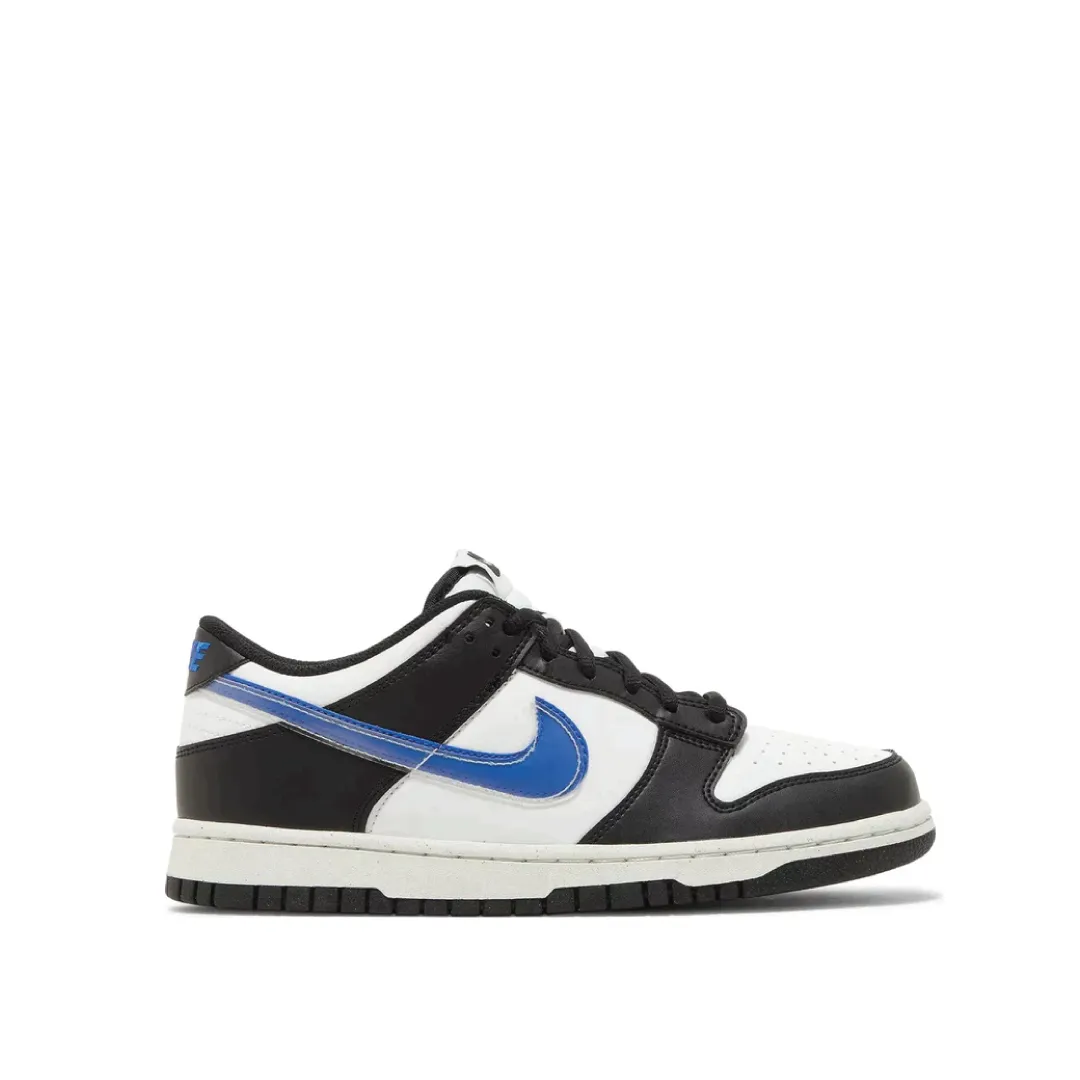 Nike Dunk Low Blue Swoosh Panda