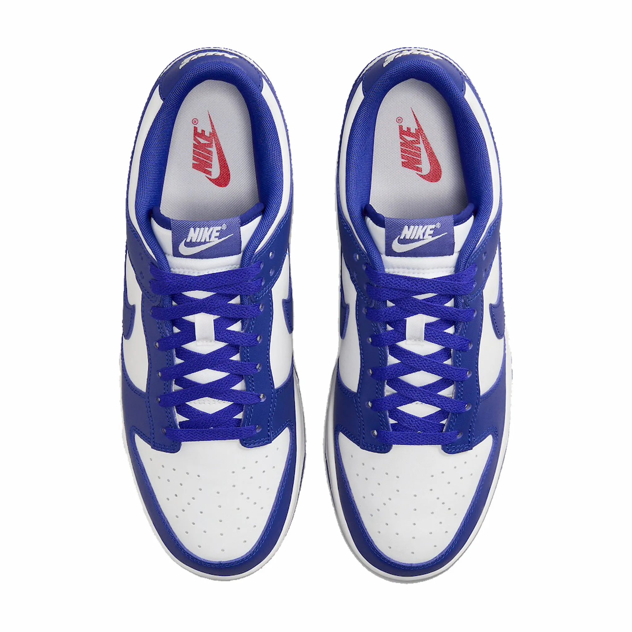 Nike Dunk Low "Concord" (White/Concord-University Red)