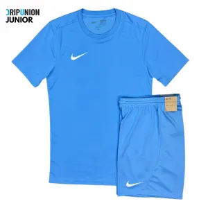 Nike Junior Dri-Fit Tshirt / Shorts Set - University Blue