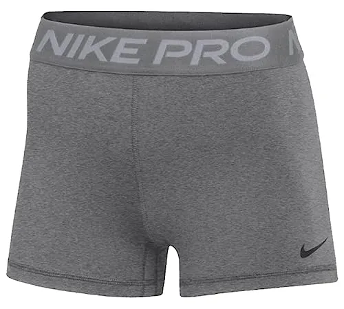 Nike Women's Pro 365 3" Shorts Size Small Carbon Heather Black