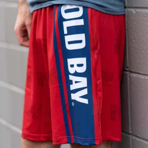 OLD BAY Can w/ Logo Stripe (Red) / Athletic Shorts (Men)