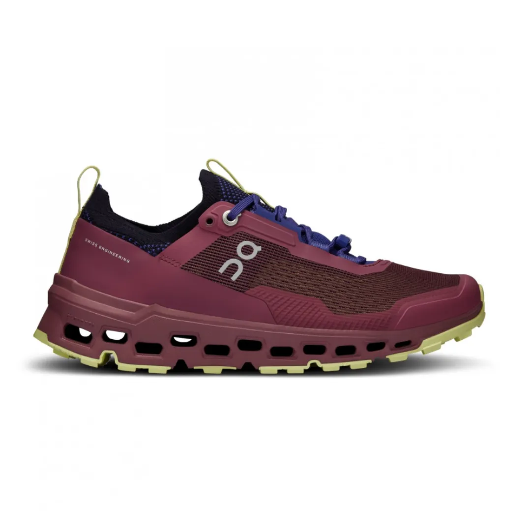 On Women's Cloudultra 2 Po Trail Running Shoes (Cherry/ Hay)