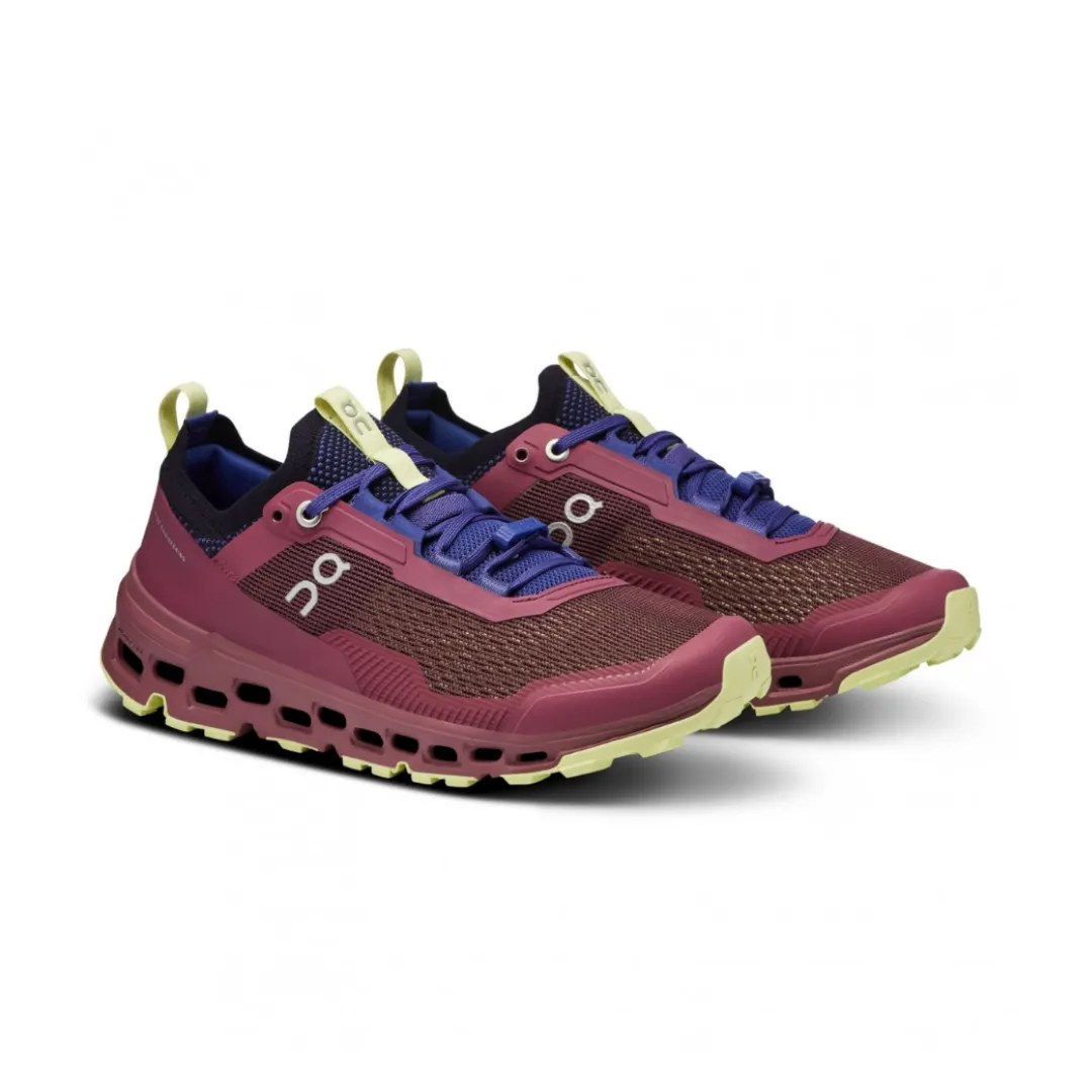 On Women's Cloudultra 2 Po Trail Running Shoes (Cherry/ Hay)