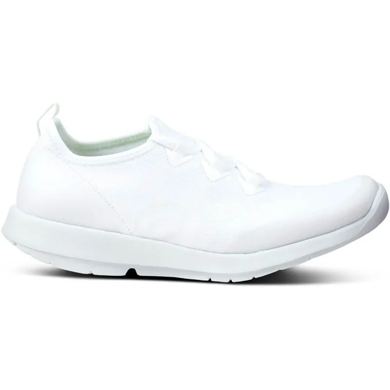 OOFOS Women's OOmg Sport Lace Shoe - White