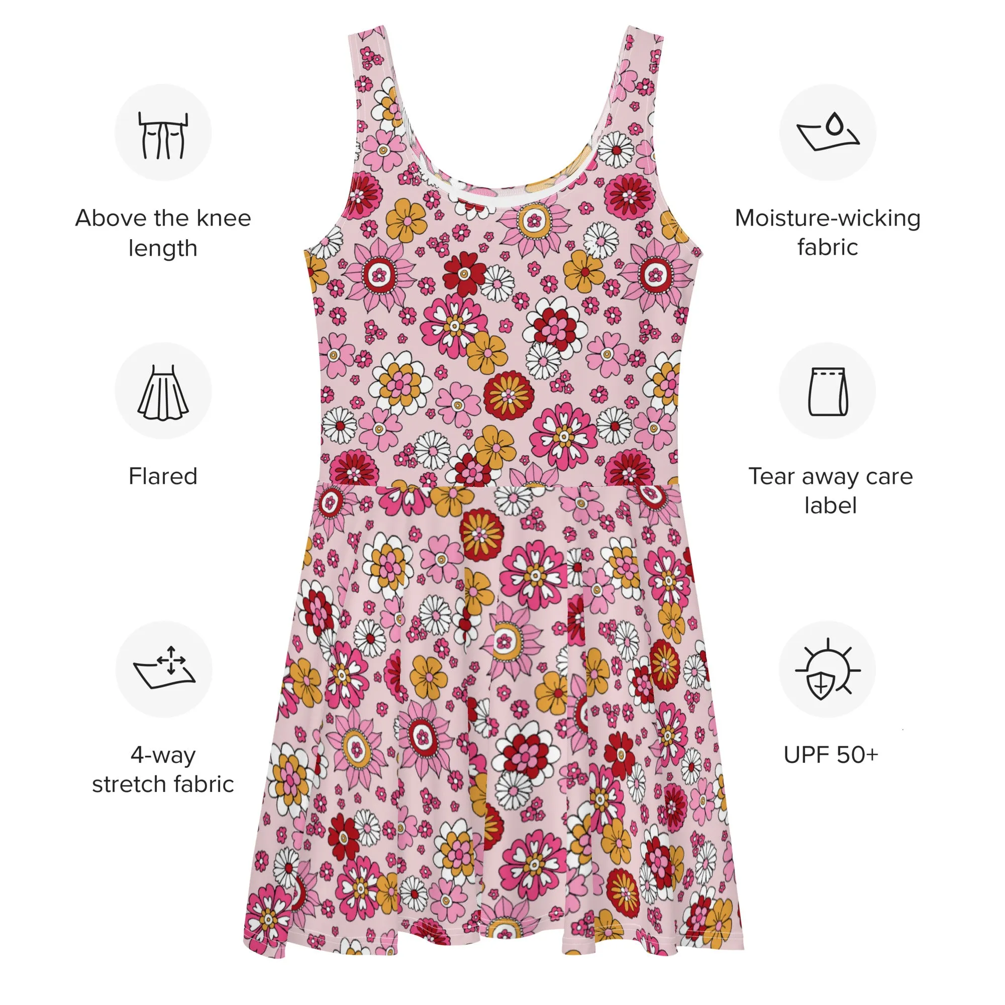 Playful Petals Travel Dress