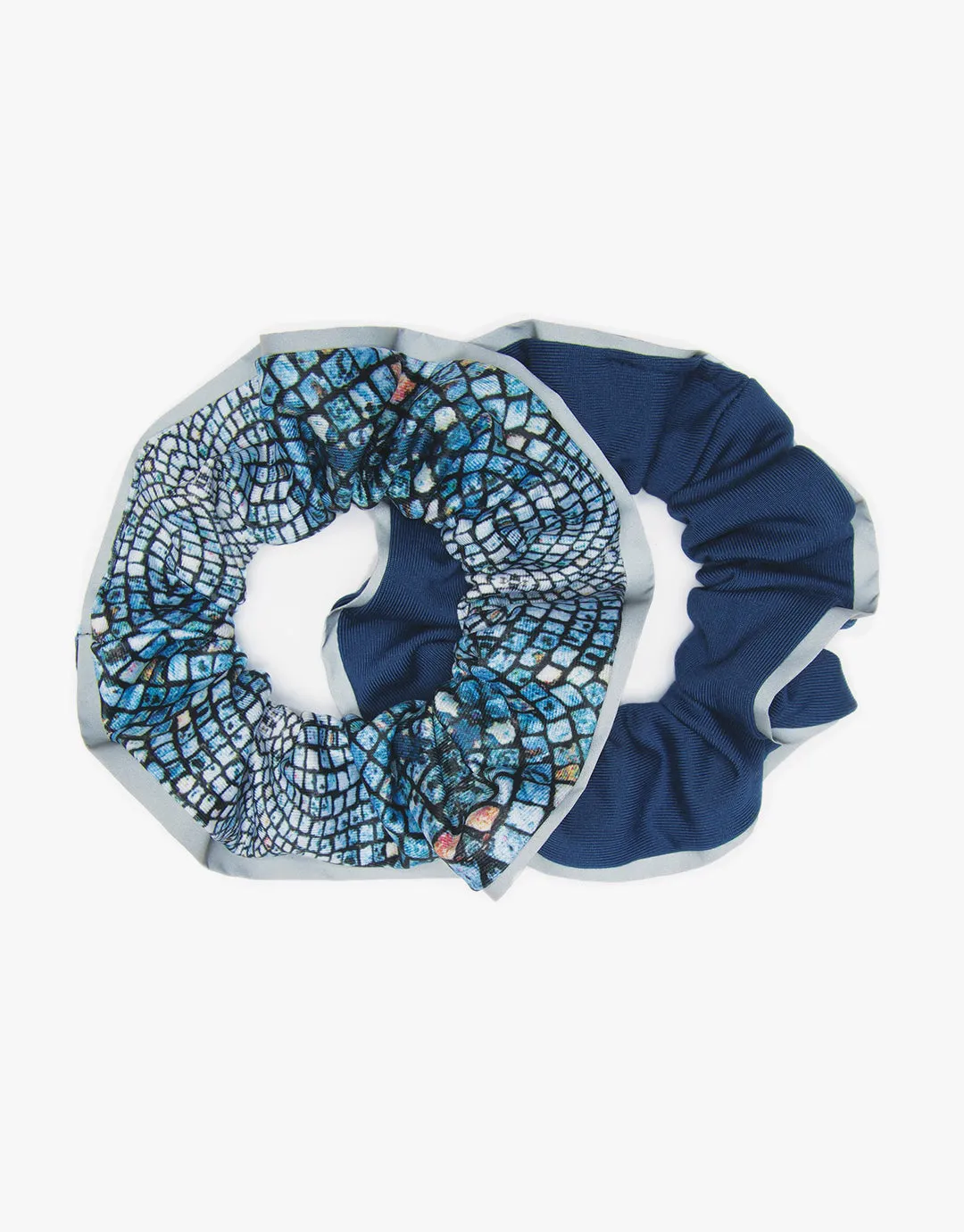 Printed Reflective Athletic Scrunchies