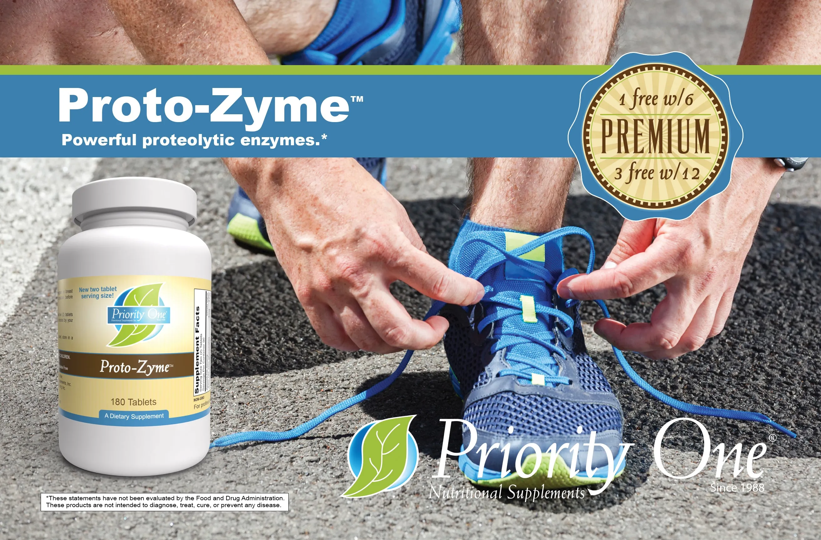 Proto-Zyme (180 Tablets) Proto-Zyme provides powerful proteolytic enzymes in a new two-tablet serving!