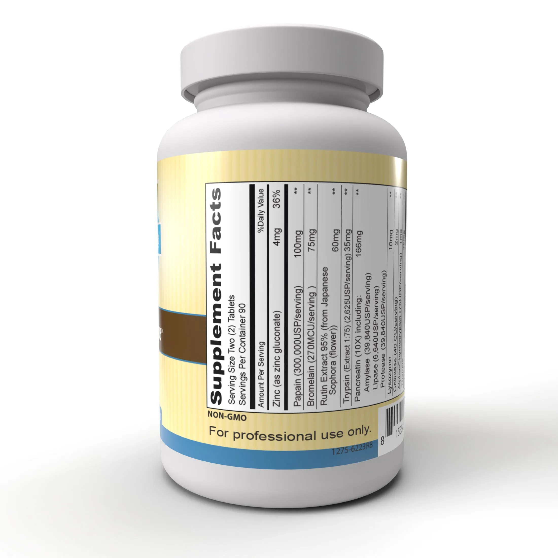 Proto-Zyme (180 Tablets) Proto-Zyme provides powerful proteolytic enzymes in a new two-tablet serving!