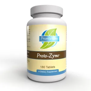 Proto-Zyme (180 Tablets) Proto-Zyme provides powerful proteolytic enzymes in a new two-tablet serving!