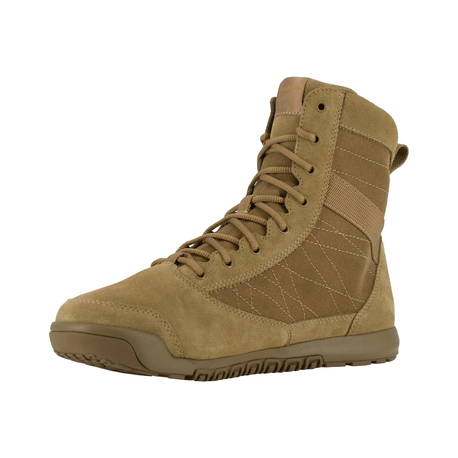 Reebok Mens Coyote Leather Military Boots Nano Tactical 8in