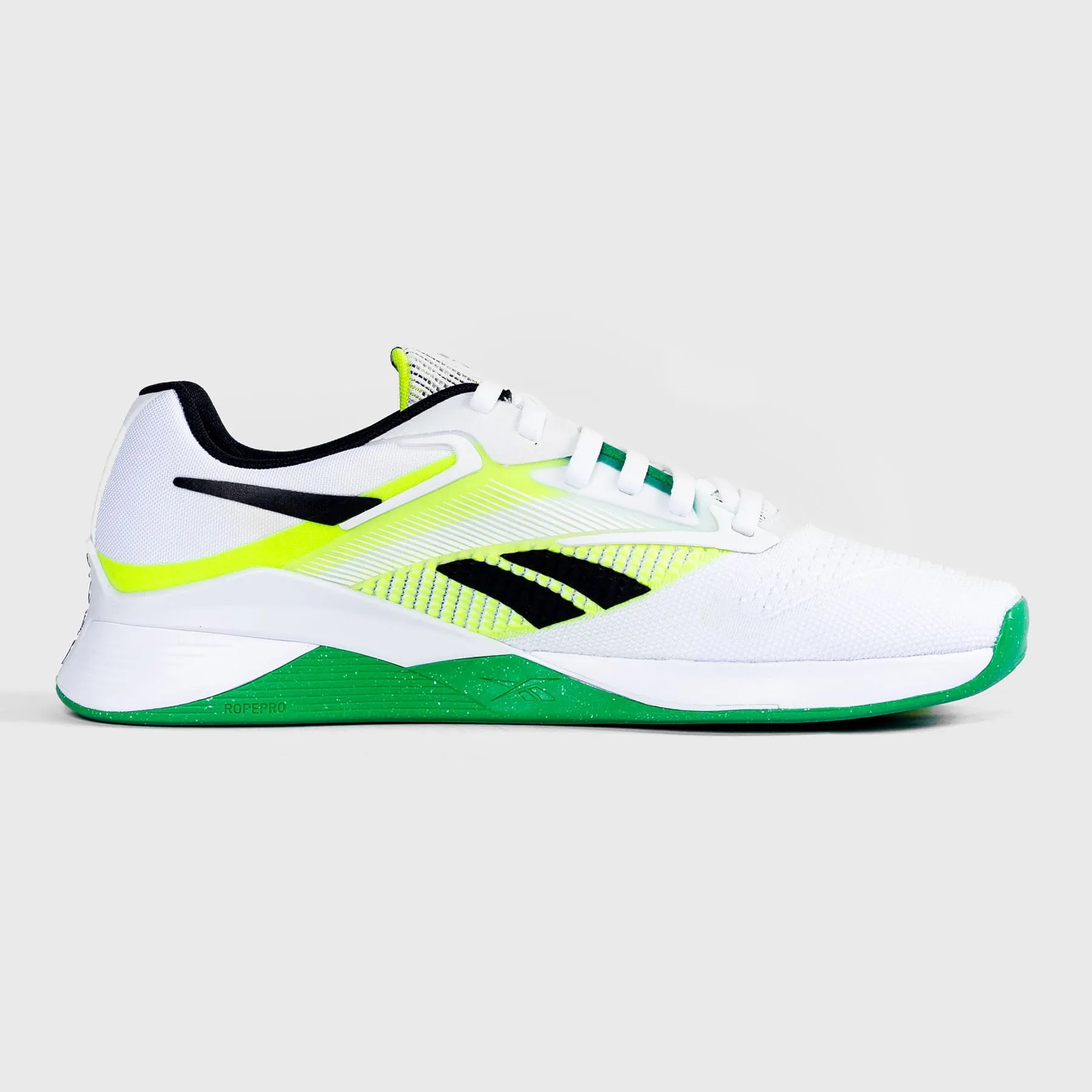 REEBOK - NANO X4 - CLOUD WHITE/SOLAR ACID YELLOW/SPORT GREEN