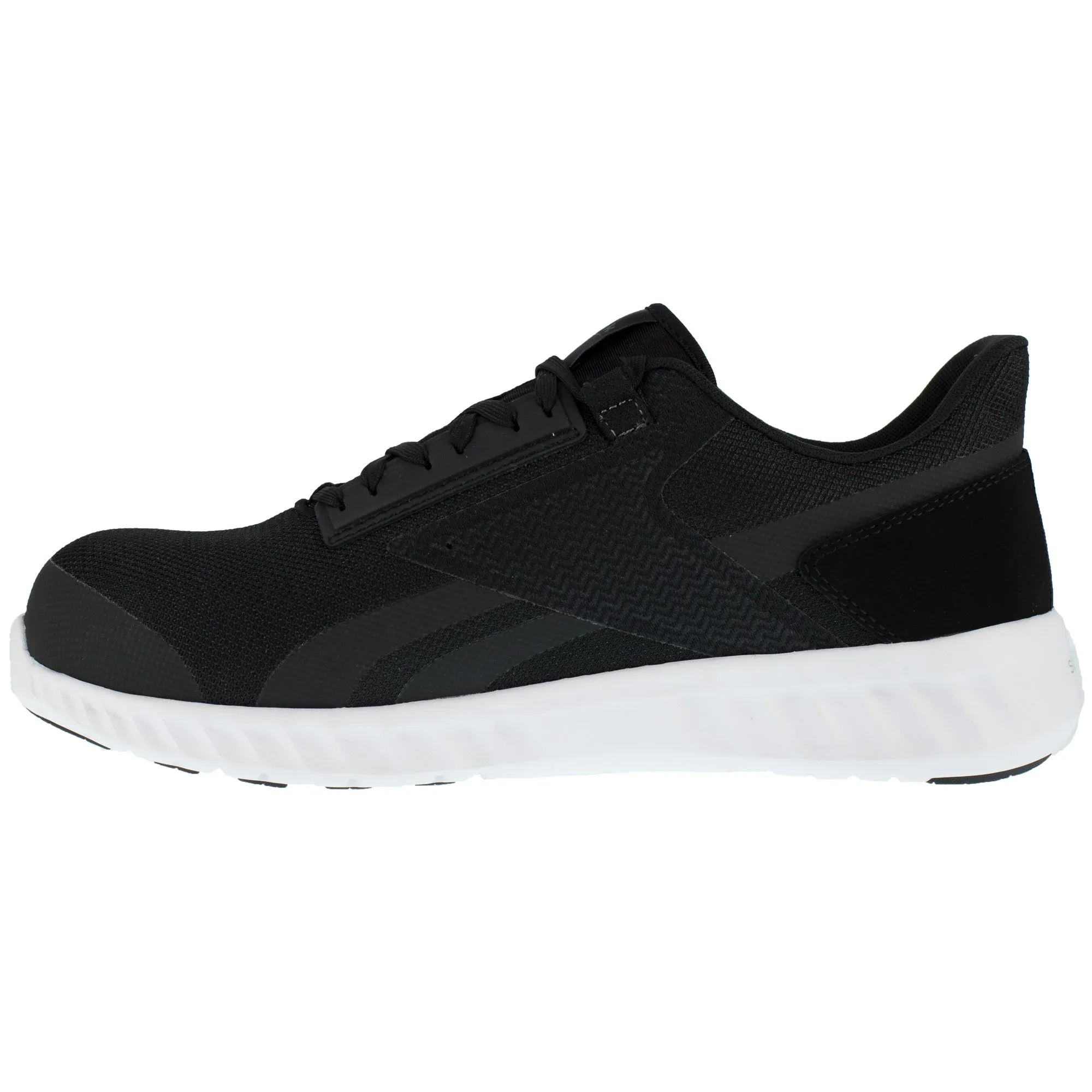 Reebok Womens Black/White Mesh Oxfords Sublite Legend Work CT