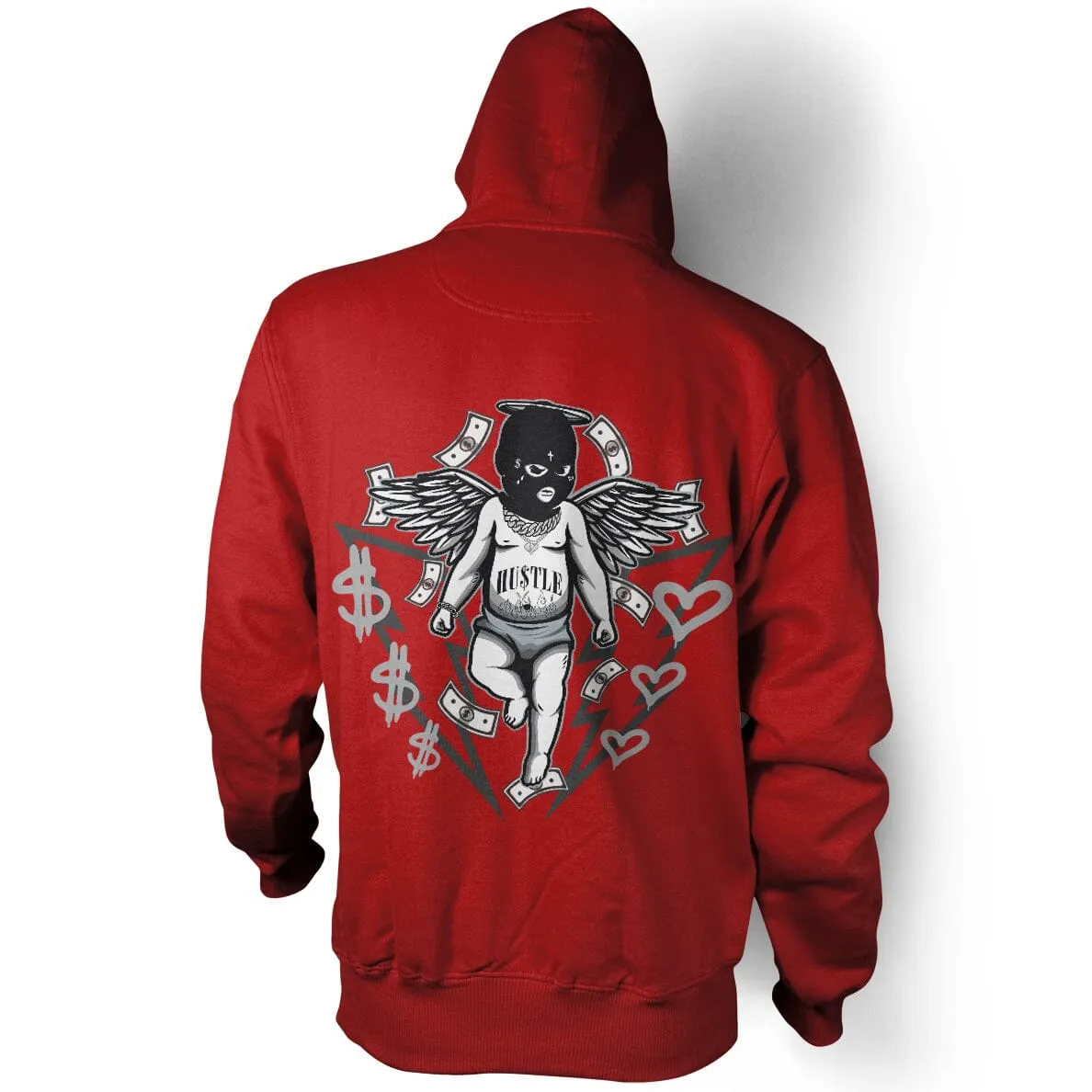 Relentless Hustle - Red Hoodie Sweatshirt