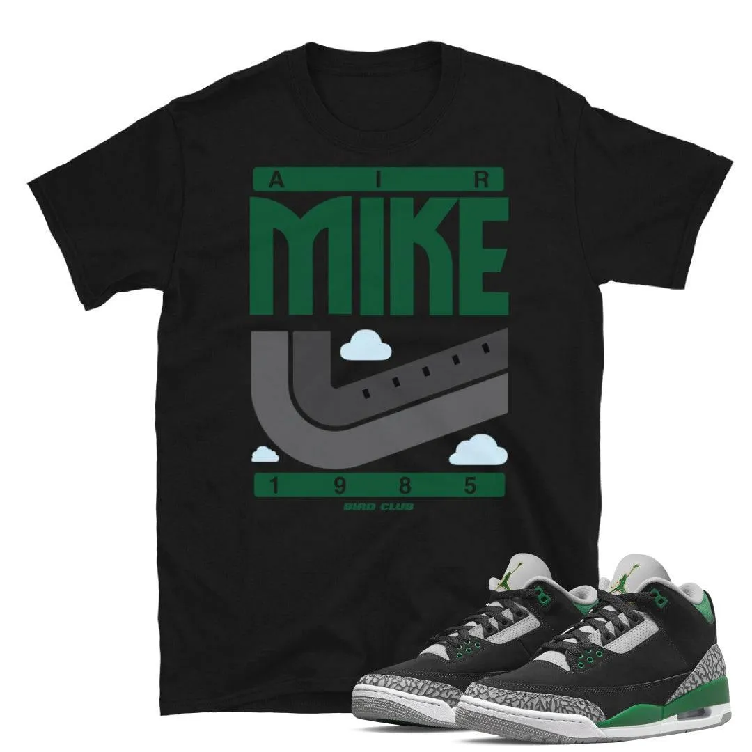 Retro 3 Pine Green Air Mike Shirt