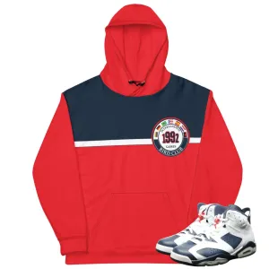 Retro 6 Olympic Dream Team 1992 Hoodie