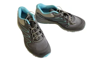 Salomon Sense Mantra Quicklace Womens Running Shoes Grey - Blue UK 4.5 – RRP: £110