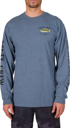 Salty Crew Men&#x27;s Bigmouth Long-Sleeve Premium Tee Athletic Heather | Buy Salty Crew Men&#x27;s Bigmouth Long-Sleeve Premium Tee Athletic Heather here | Outnorth