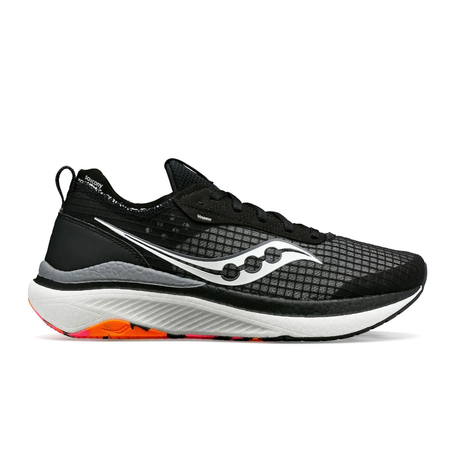 Saucony Freedom Crossport Running Shoe (Men) - Black/VIZI