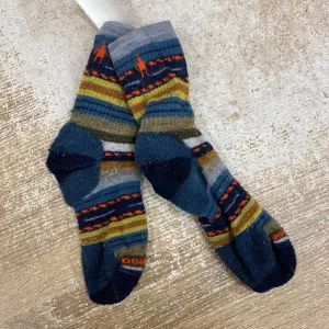 Smartwool - Kids Socks: Blue/Grey/Brown/Orange-children-LG