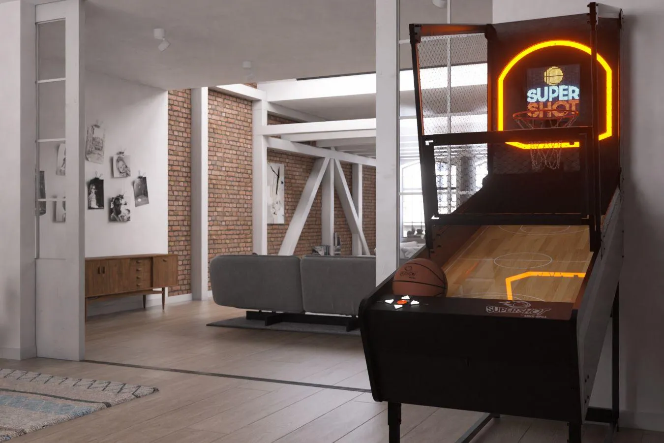 SuperShot® Basketball Home Arcade Game