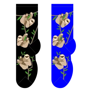 Swinging Sloth Socks