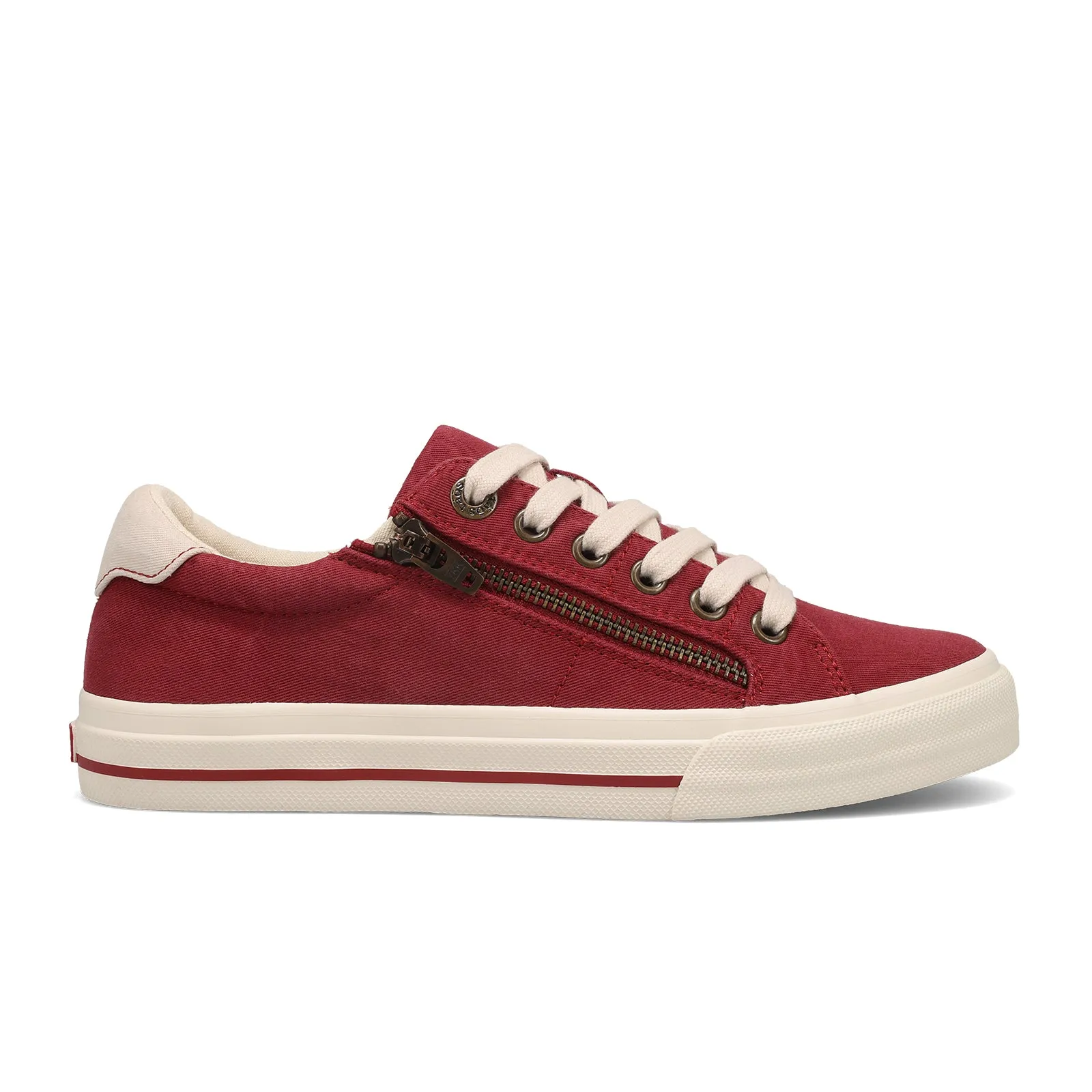 Taos Z Soul Sneaker (Women) - Crimson/Ecru Distressed