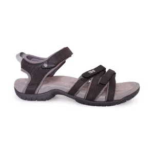 Teva Tirra Leather Black Sandals - Women's