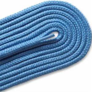 Thick Round Athletic Laces - Light Blue (2 Pair Pack) Shoelaces