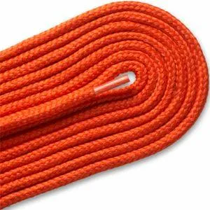 Thick Round Athletic Laces - Orange (2 Pair Pack) Shoelaces