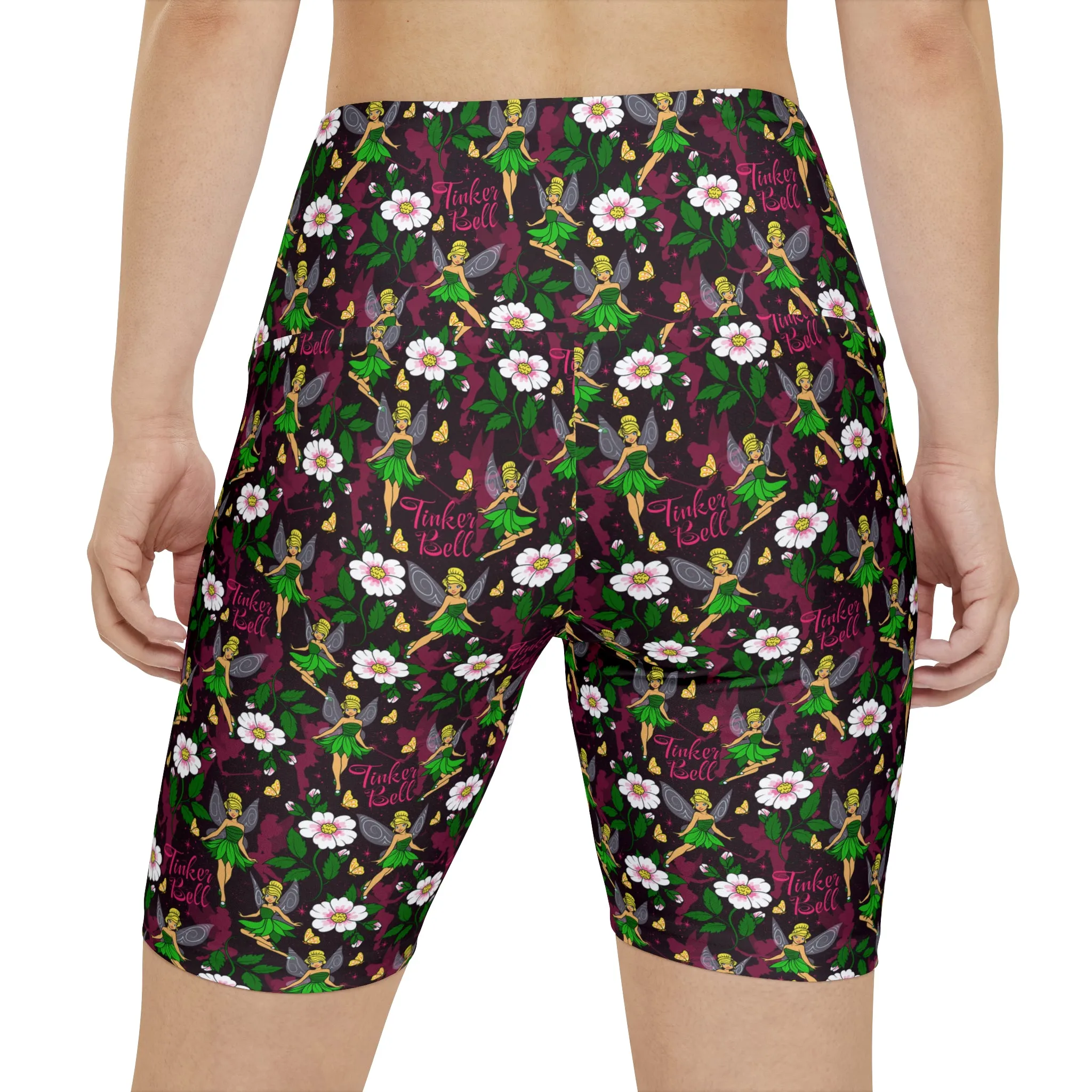 Tinker Bell Women's Athletic Workout Shorts