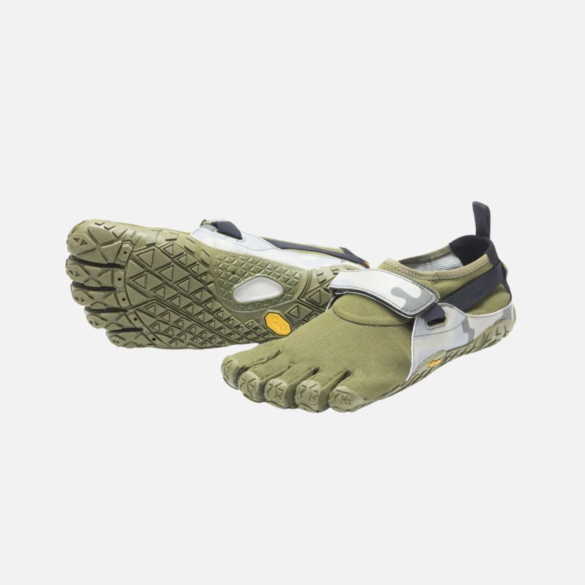 Vibram Spyridon EVO Men's Hiking Shoes - Dark Green/Camo