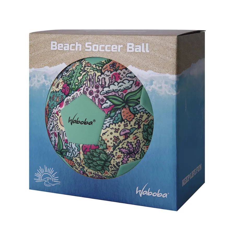 Waboba Mini Beach Soccer Ball Tropical Scene 181C06_A