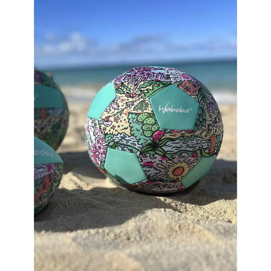 Waboba Mini Beach Soccer Ball Tropical Scene 181C06_A