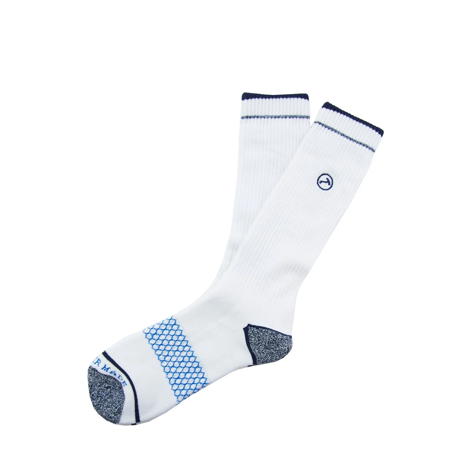 White Athletic Sock