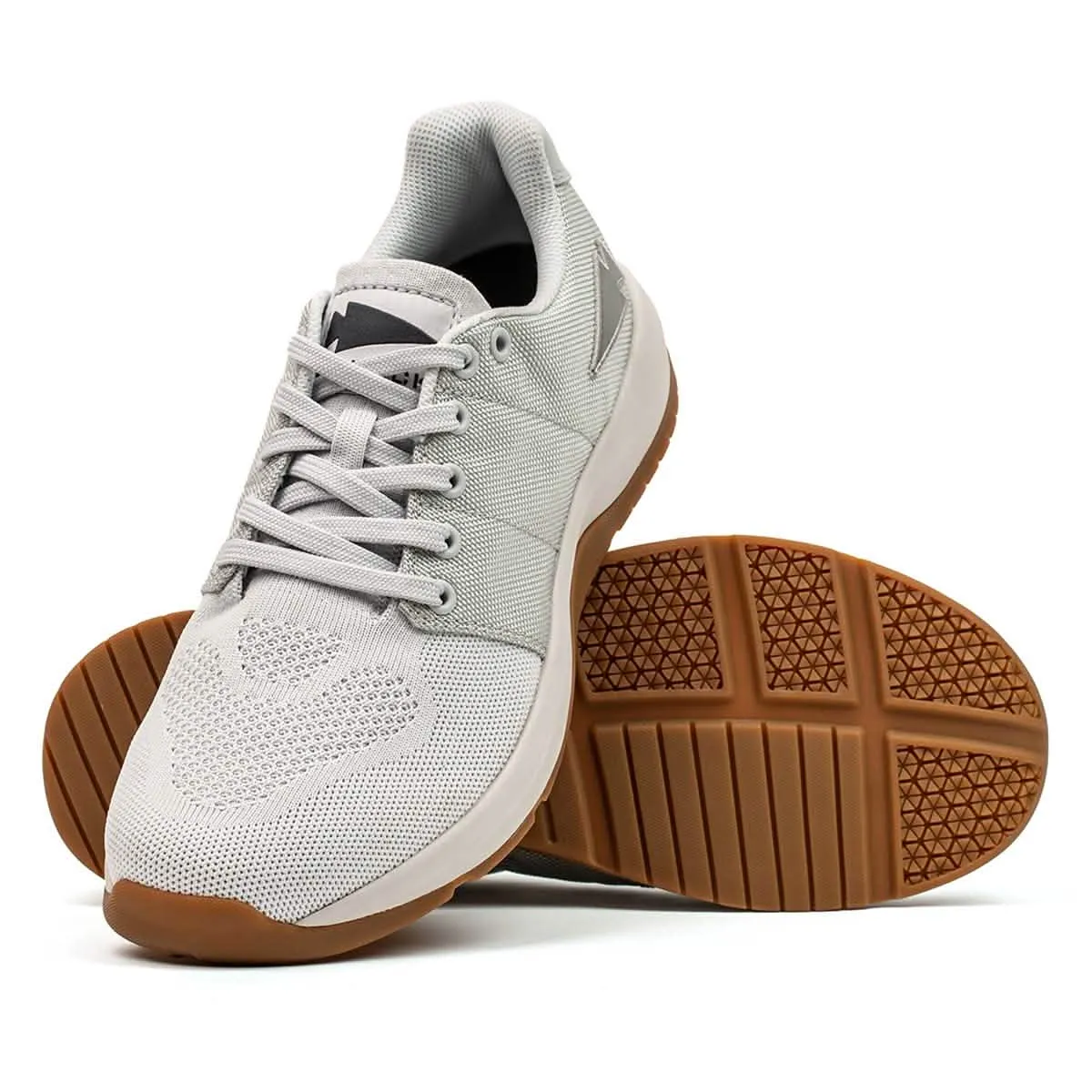 Women's Ballistic Trainers - Lunar Rock   Gum w/ Silver Reflective Spearhead