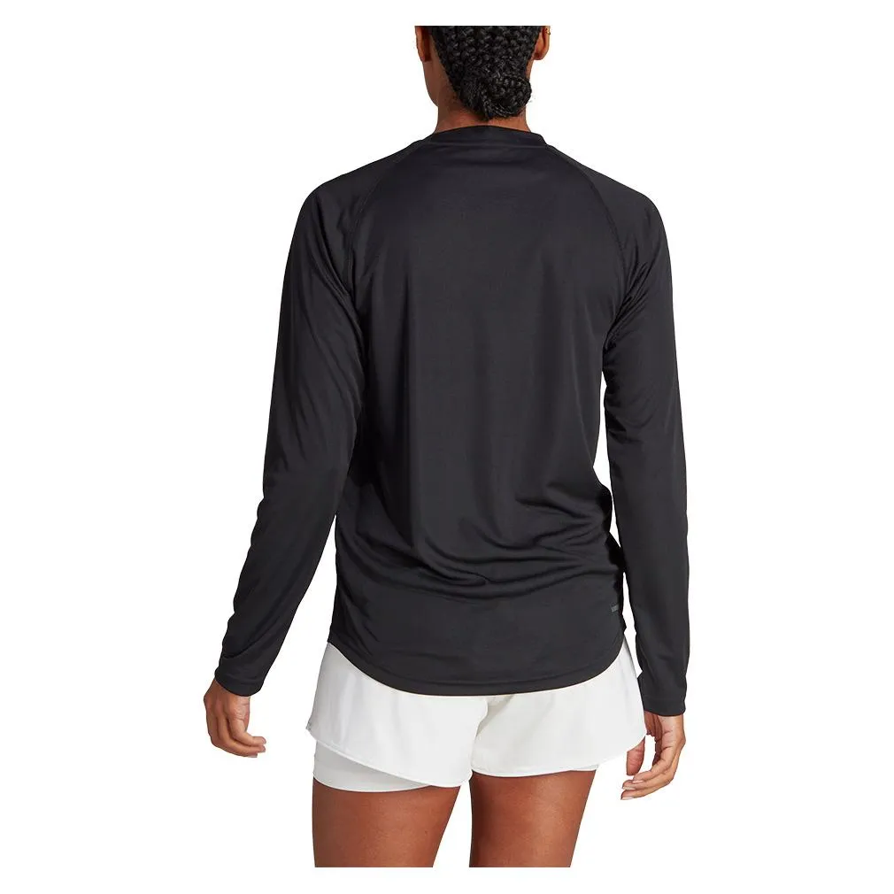 Women's Club Longsleeve Tennis Top Black