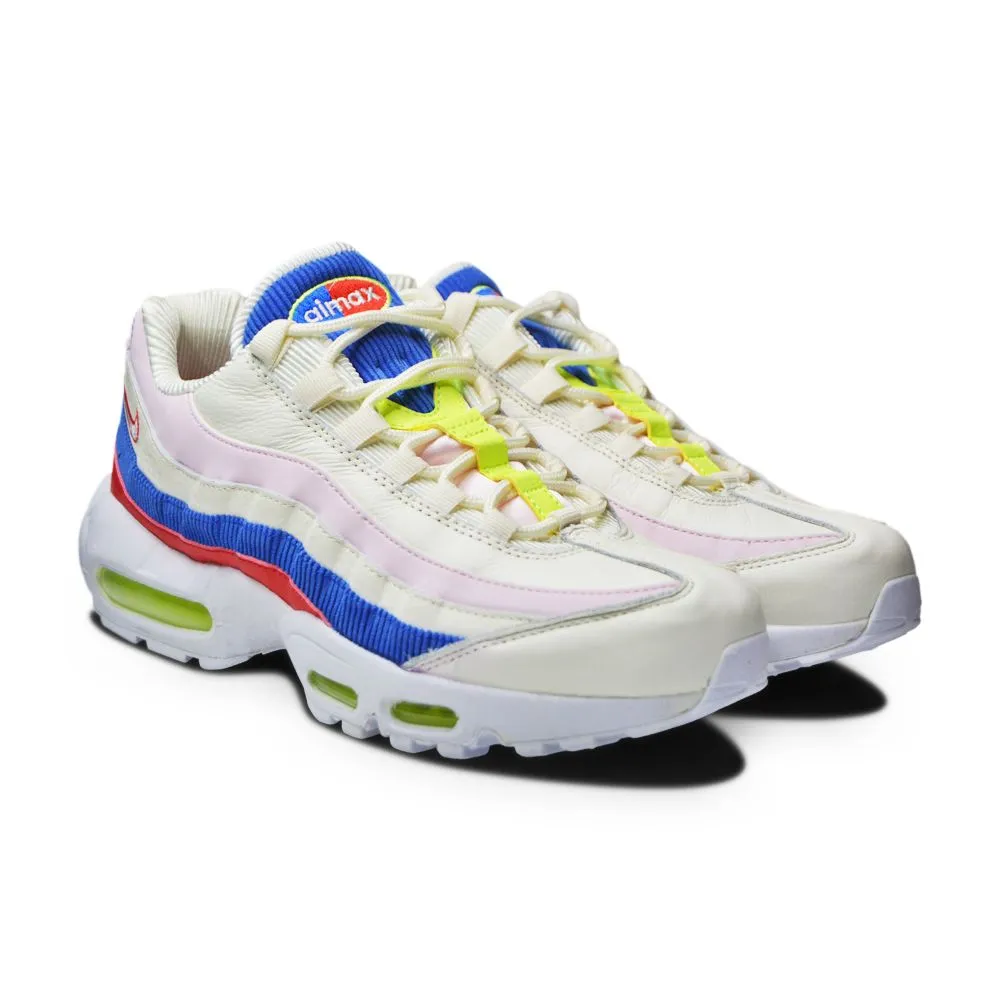 Women's Nike Air Max 95 SE - AQ4138-101 - Cream White Red Blue