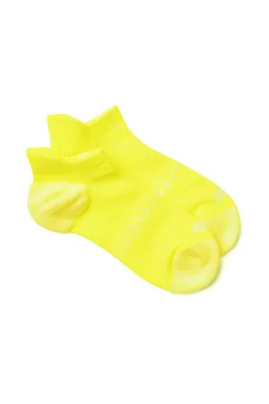 Women's Performance Tab Sock - Highlighter/White